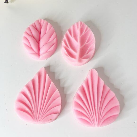 Silicone Veiner Mold Lot Of 6 Pair Fondant Flower Mould Bake Gumpaste Sugarclay - Picture 5 of 7